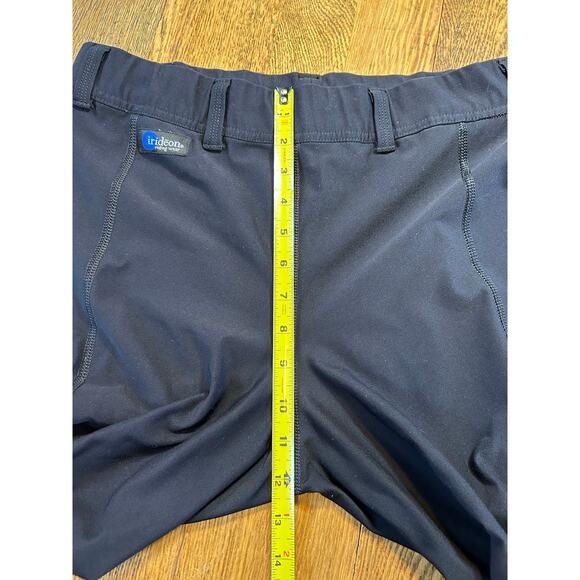 irideon Black Equestrian Leggings Breeched Riding Pants Stretch Pull On Sz XL - Picture 6 of 13